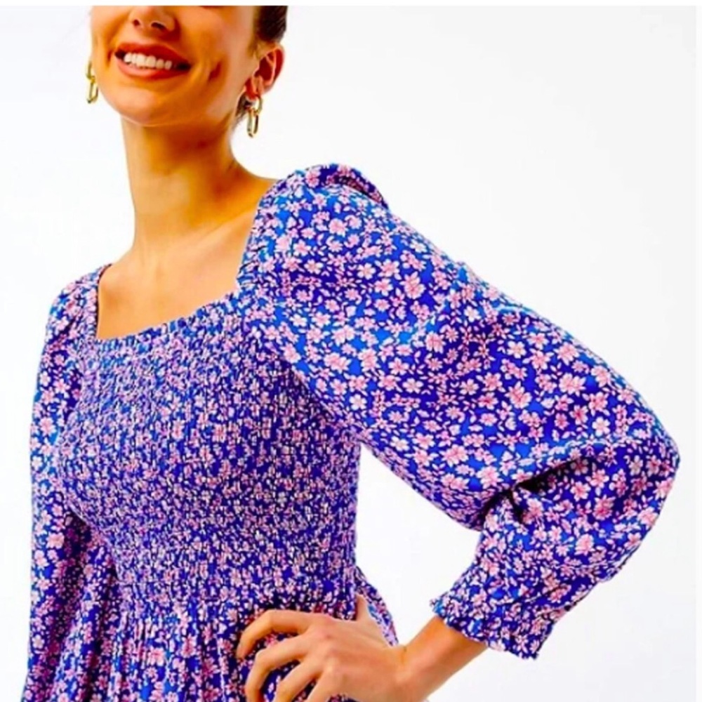 J.Crew Factory Floral Midi Dress